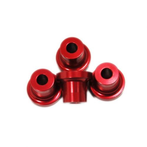 Alu-Abstandshalter 15mm rot für 5mm Schraube
