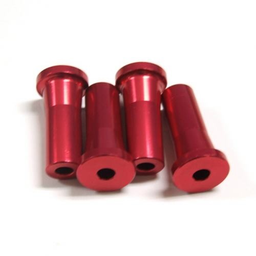 Alu-Abstandshalter 30mm rot für 5mm Schraube