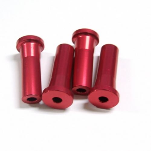 Alu-Abstandshalter 40mm rot für 5mm Schraube