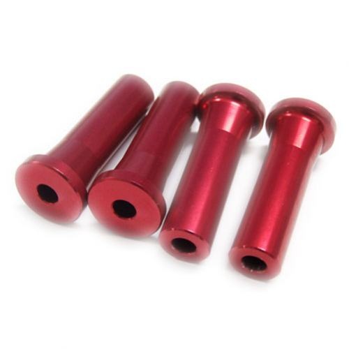 Alu-Abstandshalter 45mm rot für 5mm Schraube