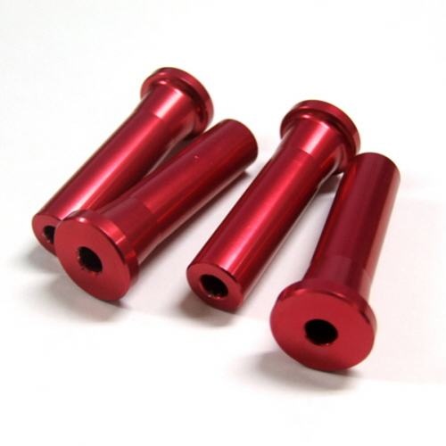 Alu-Abstandshalter 50mm rot für 5mm Schraube