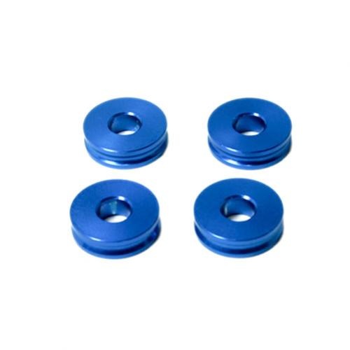 Alu-Abstandshalter 5mm blau für 6mm Schraube