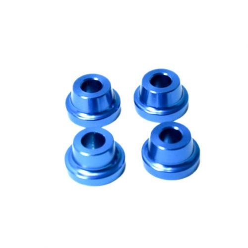 Alu-Abstandshalter 10mm blau für 6mm Schraube