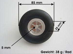 Leichträder 85 mm