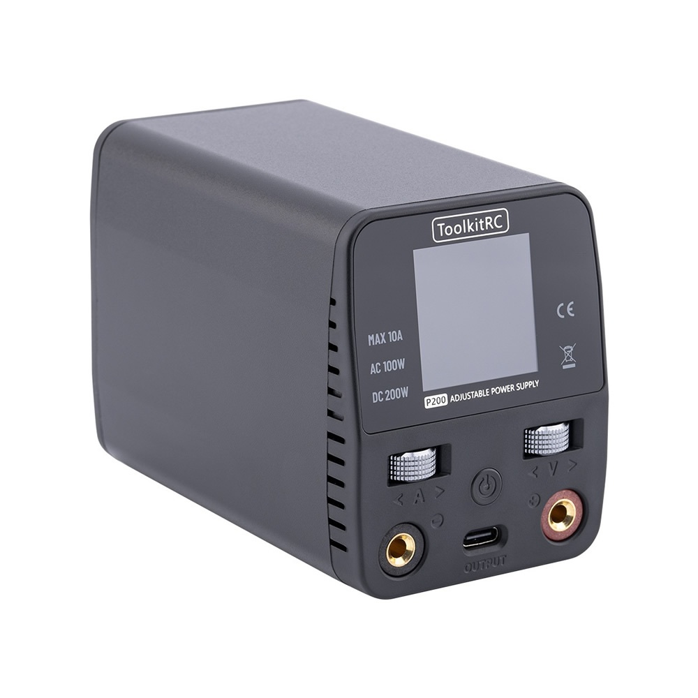 ToolkitRC P200 V2 Netzteil 30V 10A 100/200W AC und DC Input
