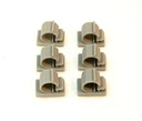 Kabelhalter (L) klebbar 10 mm grau