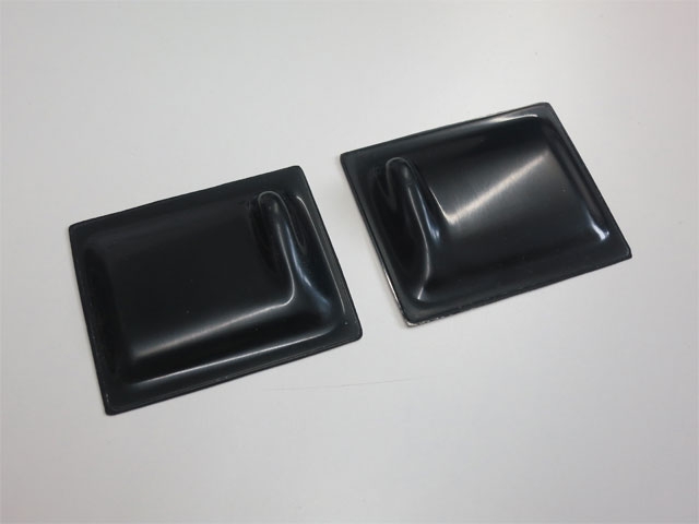 Servoabdeckungen 60x50 L/R Schwarz zu RCRCM Modellen