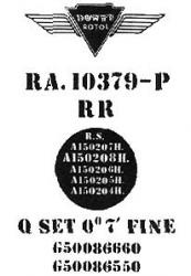 Dowty Rotol, Propellerdekore1:4 bis 1:8