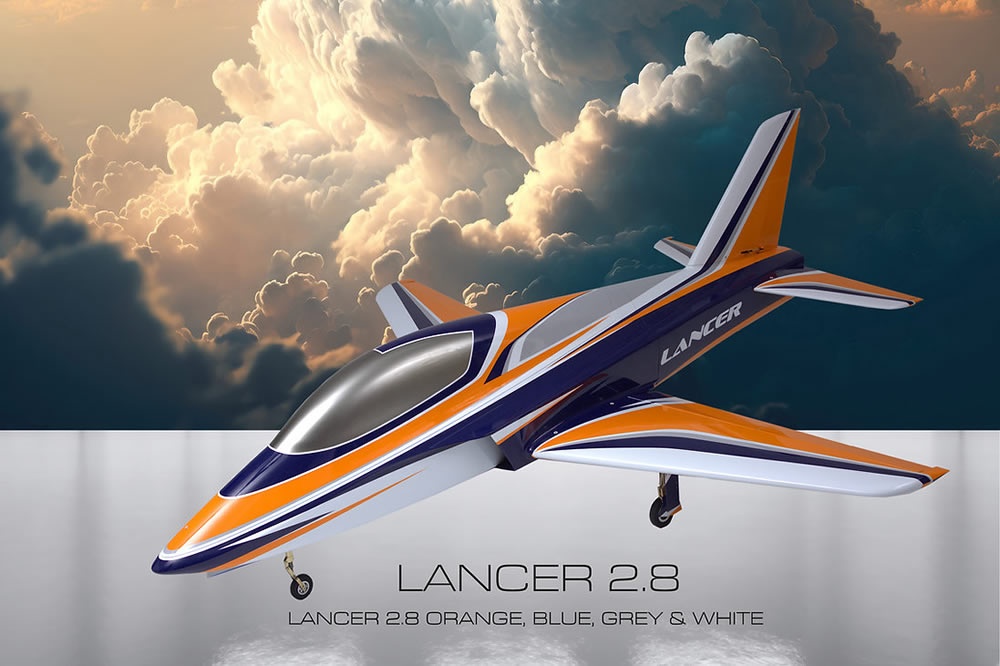 FTL Lancer 2.8m Jet orange/blau/grau/weiß
