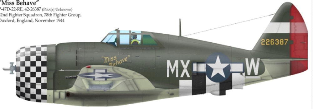 TopRC P-47 Thunderbolt Miss Behave 96" ARF