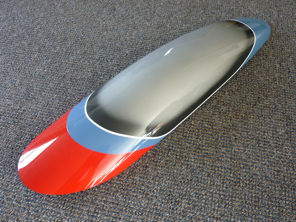 TopRC Kabinenhaube Sport Jet Aspire Rot ARF 78,5"