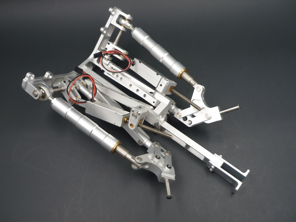 TopRC Fahrwerksbeine mit Mechanik F16 1:6 65"