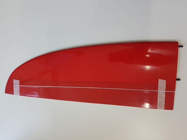 Ersatz HLW Links RCRCM 300 F3F/F3B Rot/Schwarz (3)