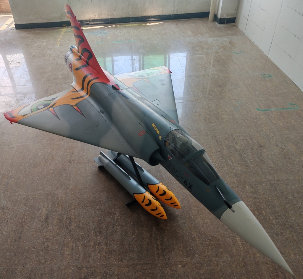TopRC Mirage 2000-C Tiger Eyes ARF 72"