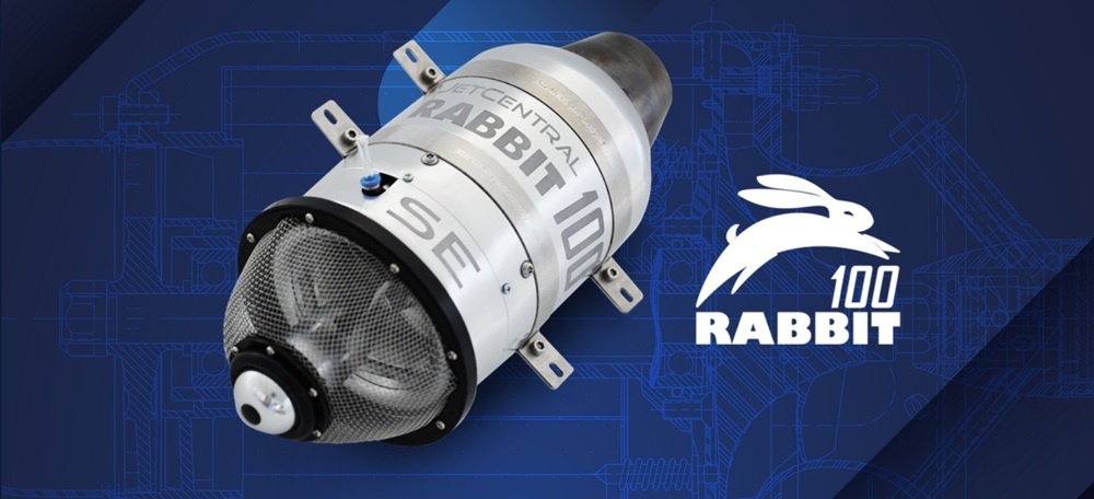 Jet Central Rabbit 100 Turbine (10,7 Kilo Schub) incl. 3S