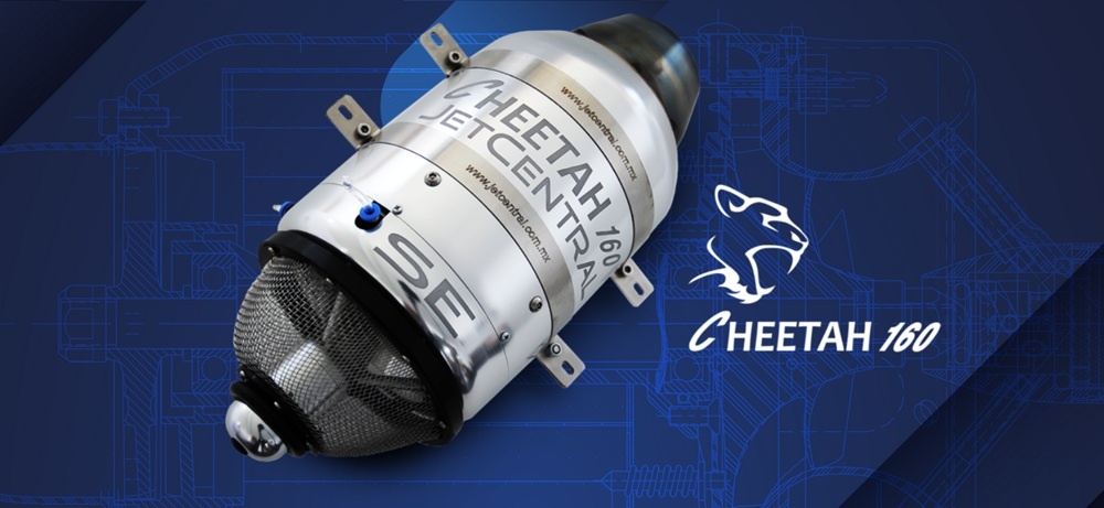 Jet Central Cheetah 160 Turbine (16,3 Kilo Schub)