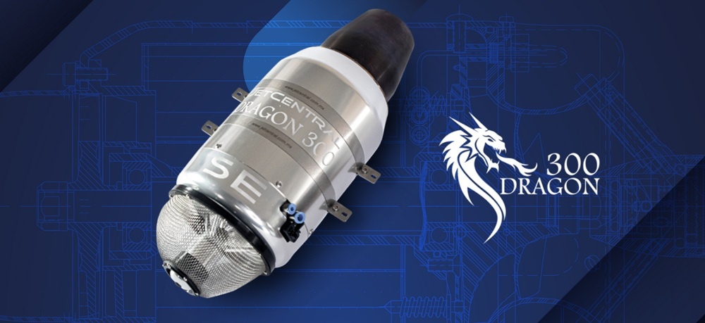 Jet Central Dragon 300 Turbine (30,1 Kilo Schub)