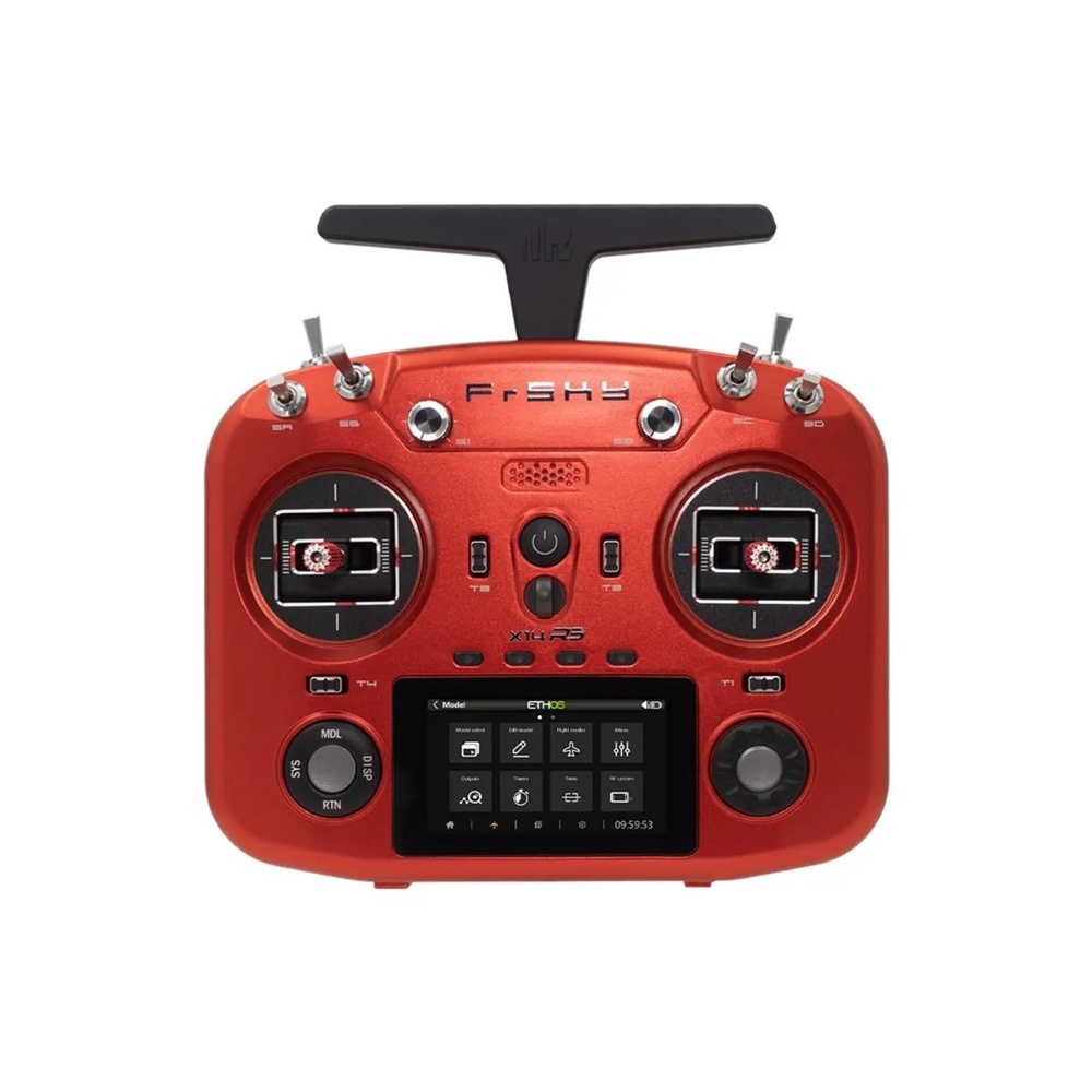 [2214.215] X14RS FrSky Sender 2,4Ghz Ruby Red