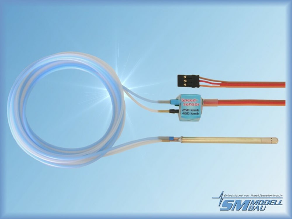 Speed-Sensor für UniLog 1+2 mit Staudruckrohr und Schläuchen