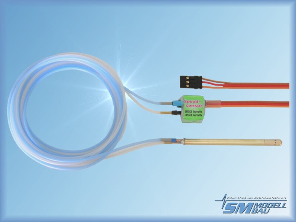 Speed-Sensor für UniLog 1+2 mit Staudruckrohr und Schläuchen