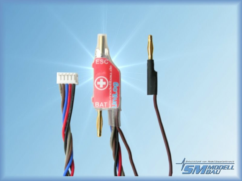 UniLog Stromsensor 40 A, 2 mm Goldstecker für Akkus