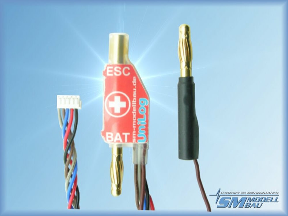 UniLog Stromsensor 150 A, 4 mm Goldstecker für Akkus