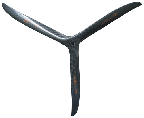 Kohlefaserpropeller 3-Blatt PRO, 22,0 x 08,0