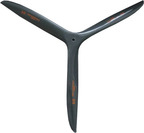 Kohlefaserpropeller 3-Blatt, 25,0 x 12,0 links