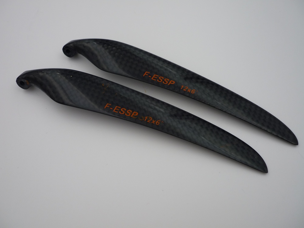 Carbon Klappluftschrauben 12,0x6,0