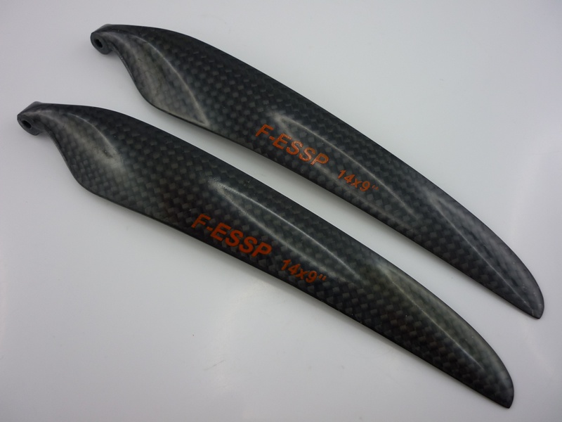 Carbon Klappluftschrauben 14,0x9,0