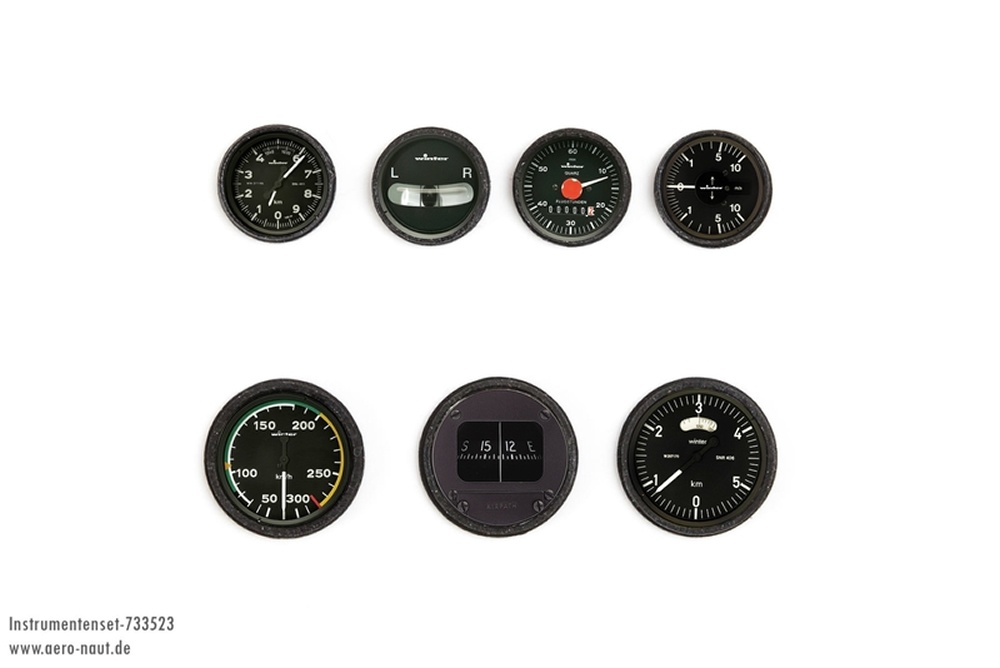 Cockpit-Instrumente modern 1:4
