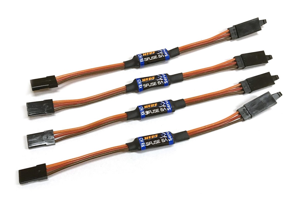 4 Stück Fuse 6A  Überlastschutz und Signalverstärker für Servos