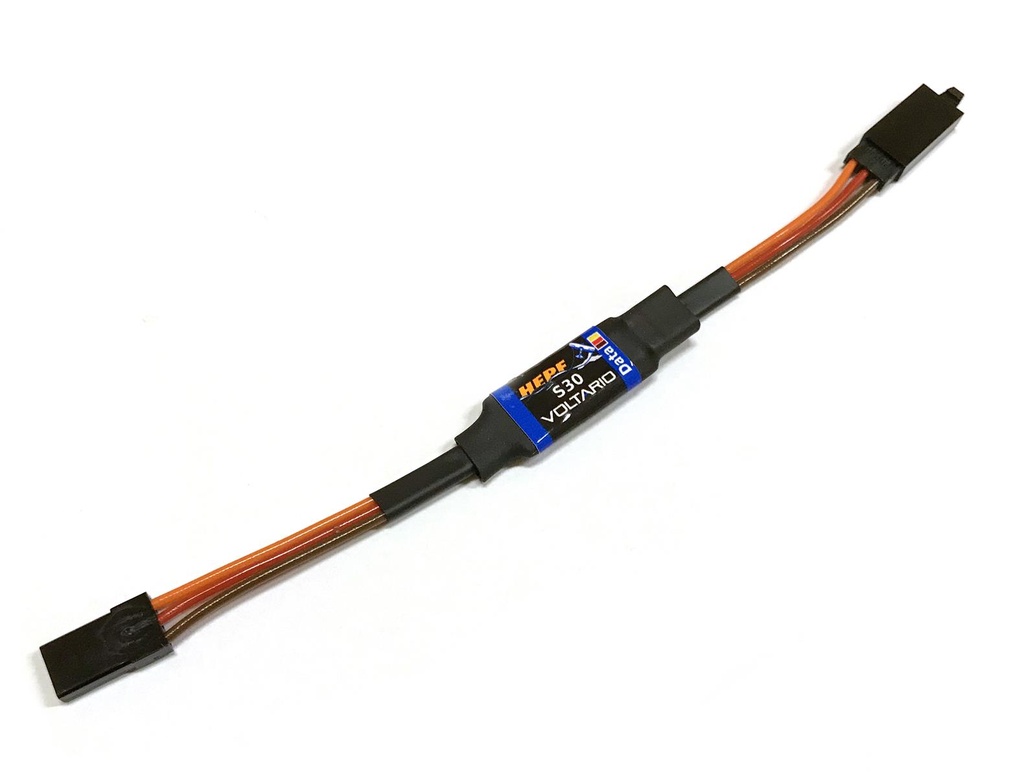 HEPF Voltario S30 Telemetrie Stromüberwachung eines Servos