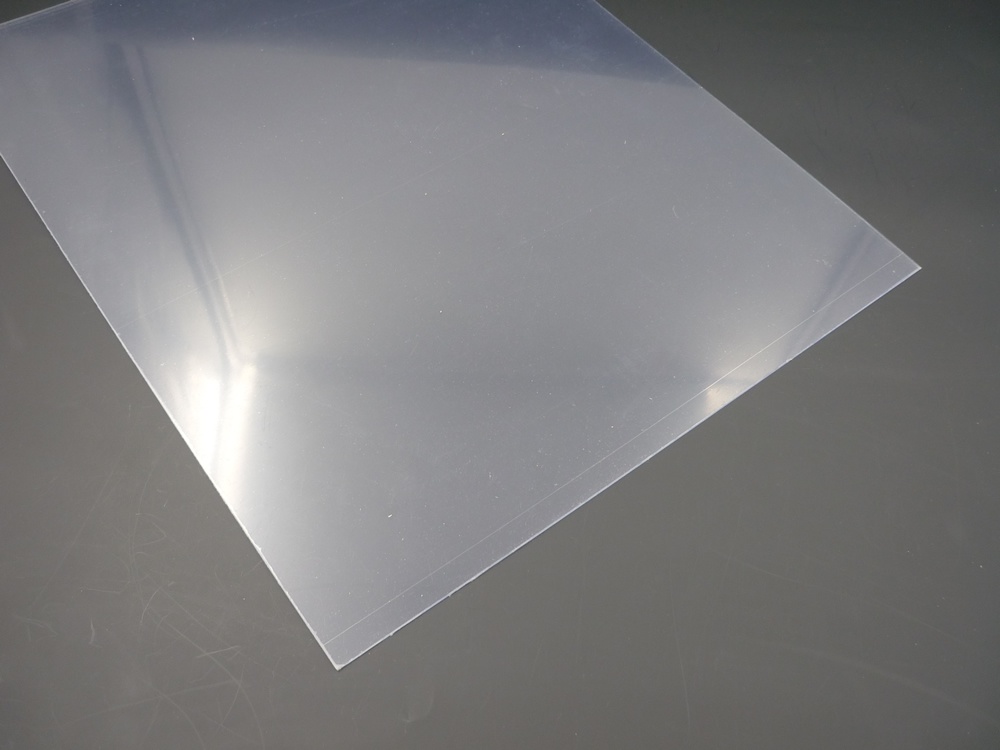 PVC klar 500x300x0.75mm