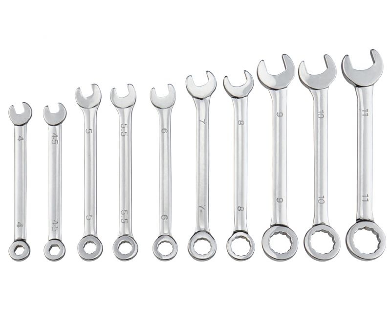 Mini-Ring-Maulschlüssel Set 10-tlg