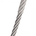 Stahlseil, kunststoffummantelt 1,2mm lfm