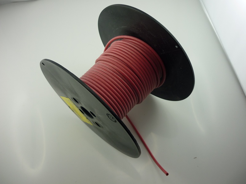 Kabel SILIKON 6,0 qmm, rot
