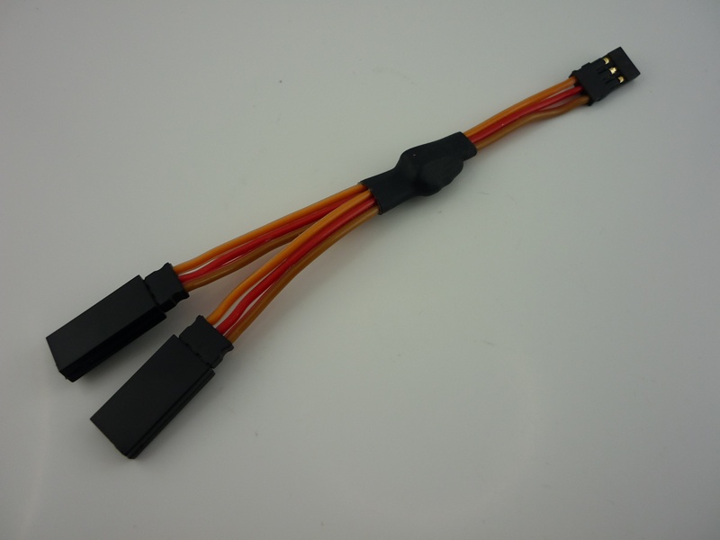 Y-Kabel 10 cm JR, flach 0,25mm²