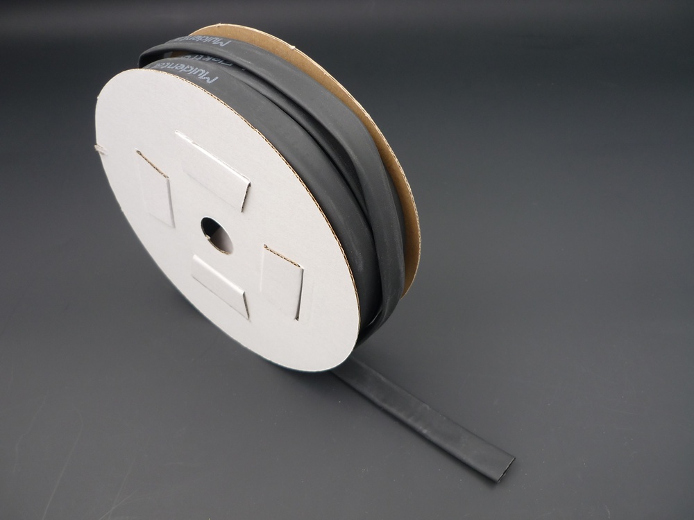 Schr.schlauch 9,5 mm schwarz (2:1)