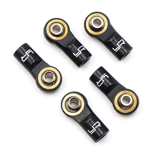 Aluminium M3 Kugelköpfe Linksgewinde schwarz (5 Stück)