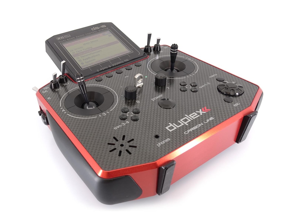 JETI Handsender DS-16 II Carbon Line Red Multimode