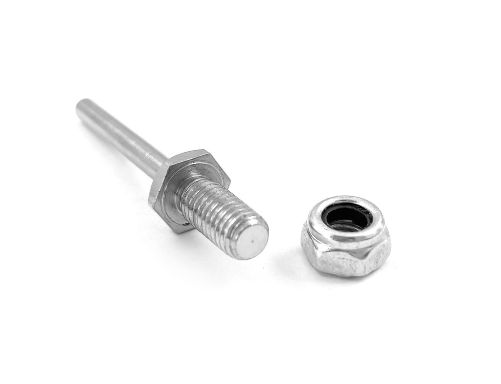 Radachsen 25x3mm (Paar) M5
