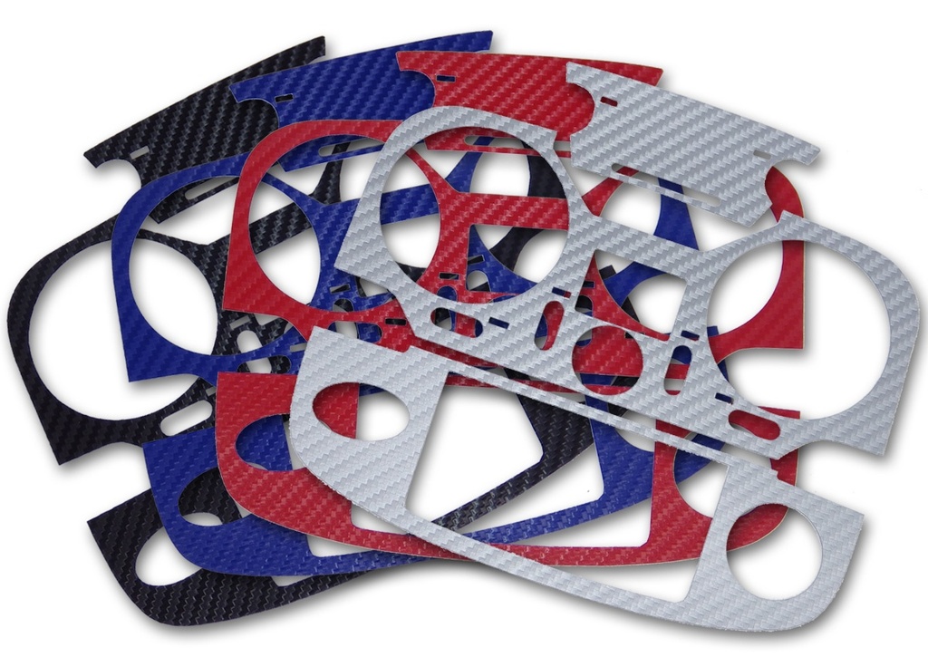 T12K 3D-Folie Carbonlook 4er Set (4 Farben)