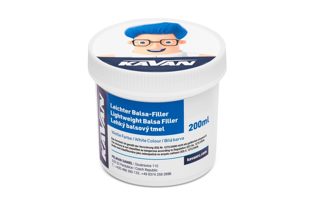 Leichter Balsa-Filler in weiß