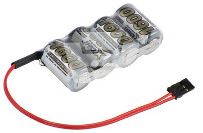 XCell Akkupack 4,8V / 1600Ah als Reihe - F1x4, Zelle 2/3A 1600