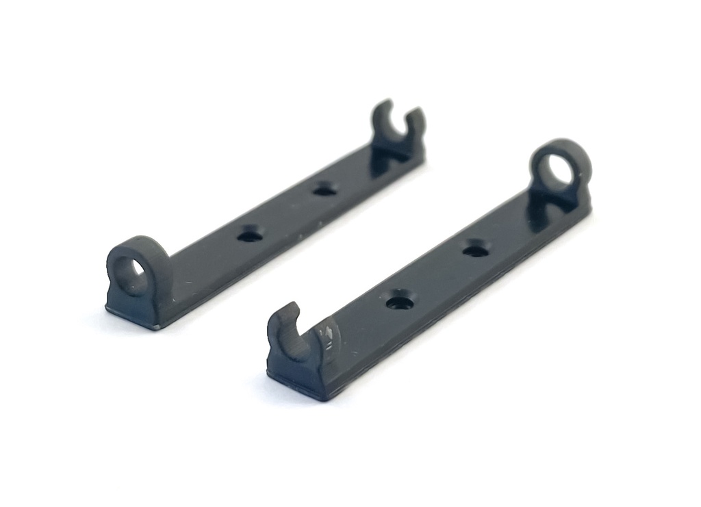 Sperrtopf Halter für Jeti Empfänger - schwarz (1 Paar)