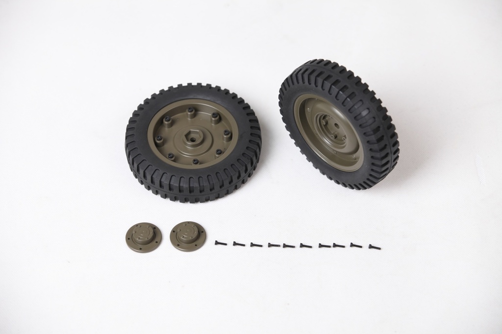 MB Scaler 1:6 - Hinterräder komplett (2 Stück)