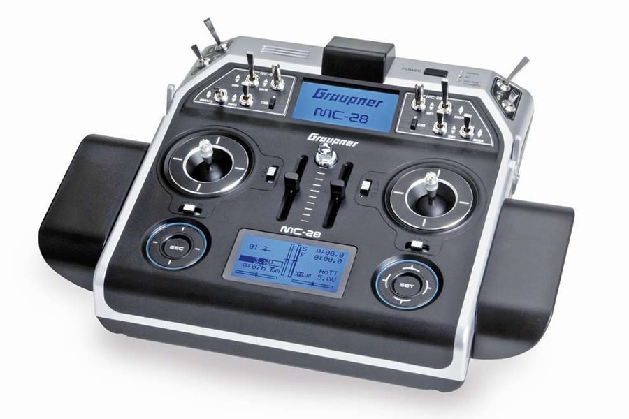 Graupner mc-28 Sender - HoTT 2.4GHz Fernsteuerung