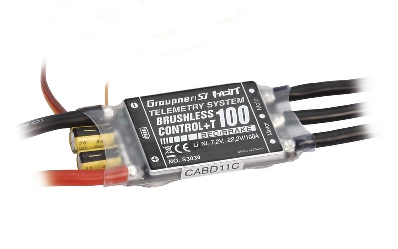 GRAUPNER BRUSHLESS CONTROL+ T 100 BEC G6 2-6S