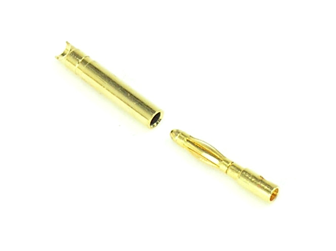 Goldkontakte Ø 2,0 mm - 10 Paar